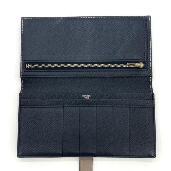 HERMES Gray Wallet - Picture 7 of 9